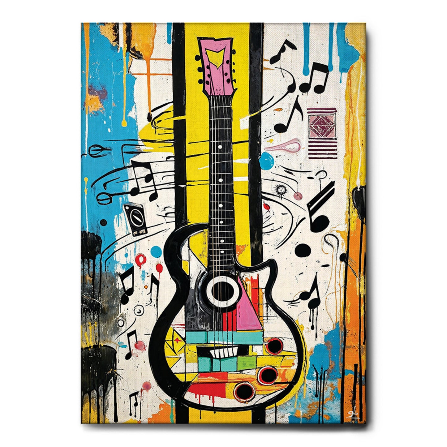 Quadro tela canvas - 86 - Guitar