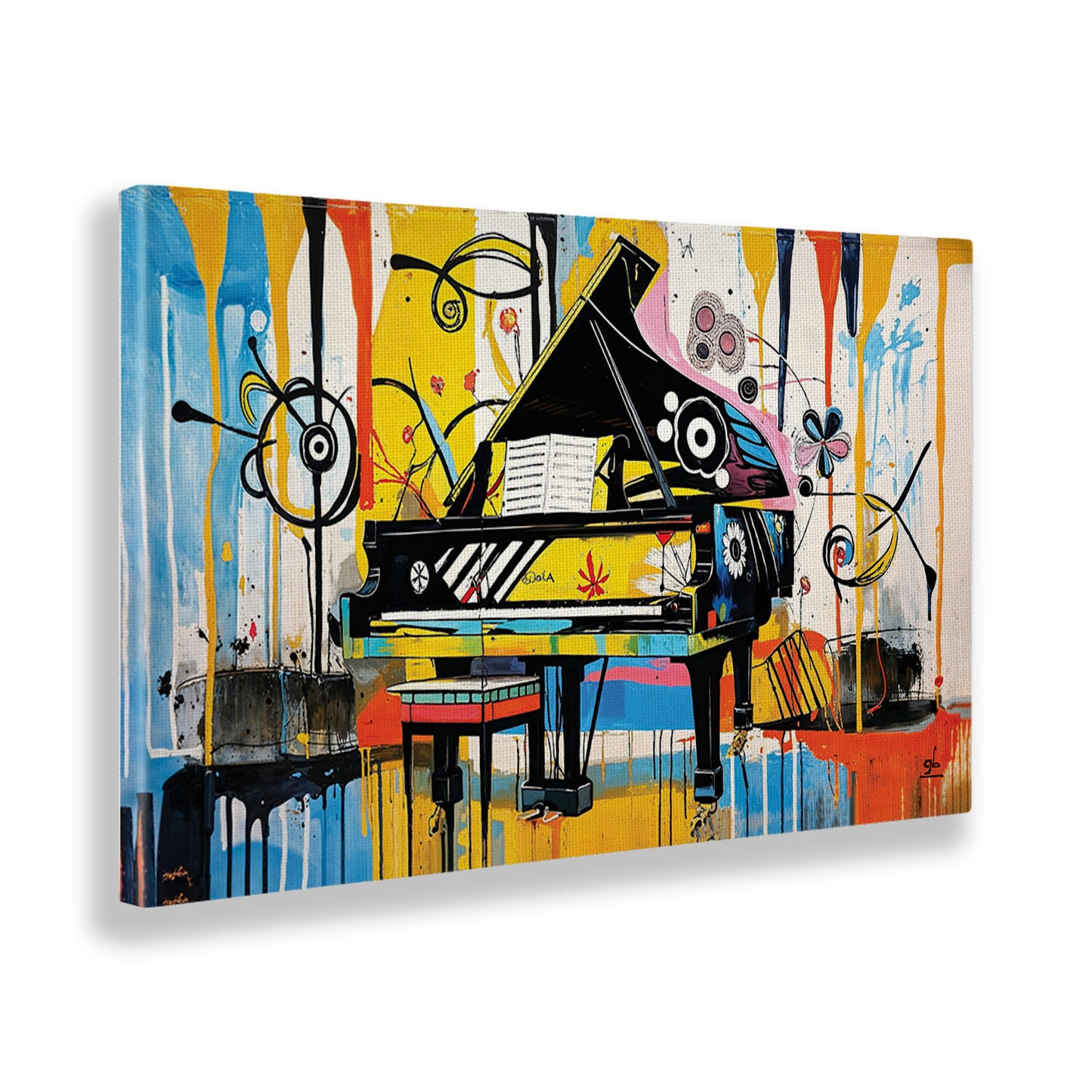 Quadro tela canvas - 76 - Pianoforte