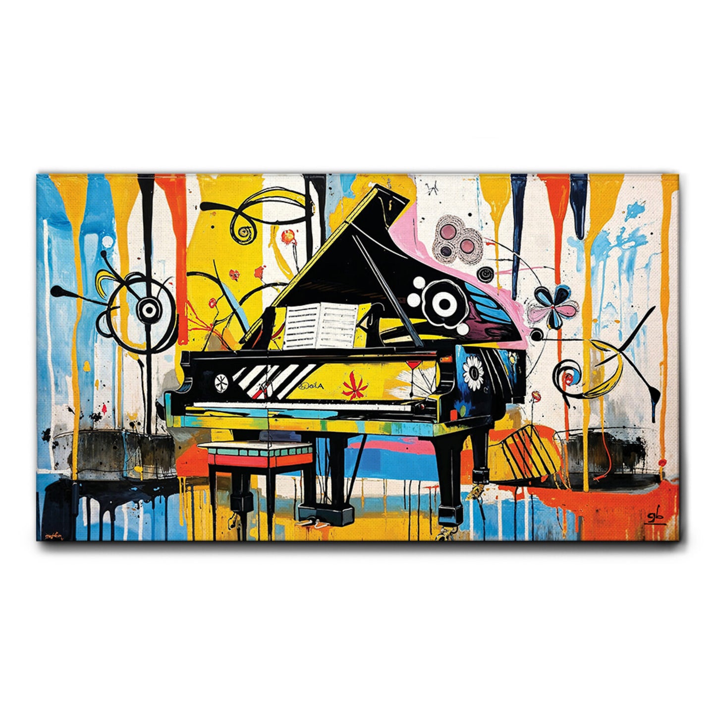 Quadro tela canvas - 76 - Pianoforte