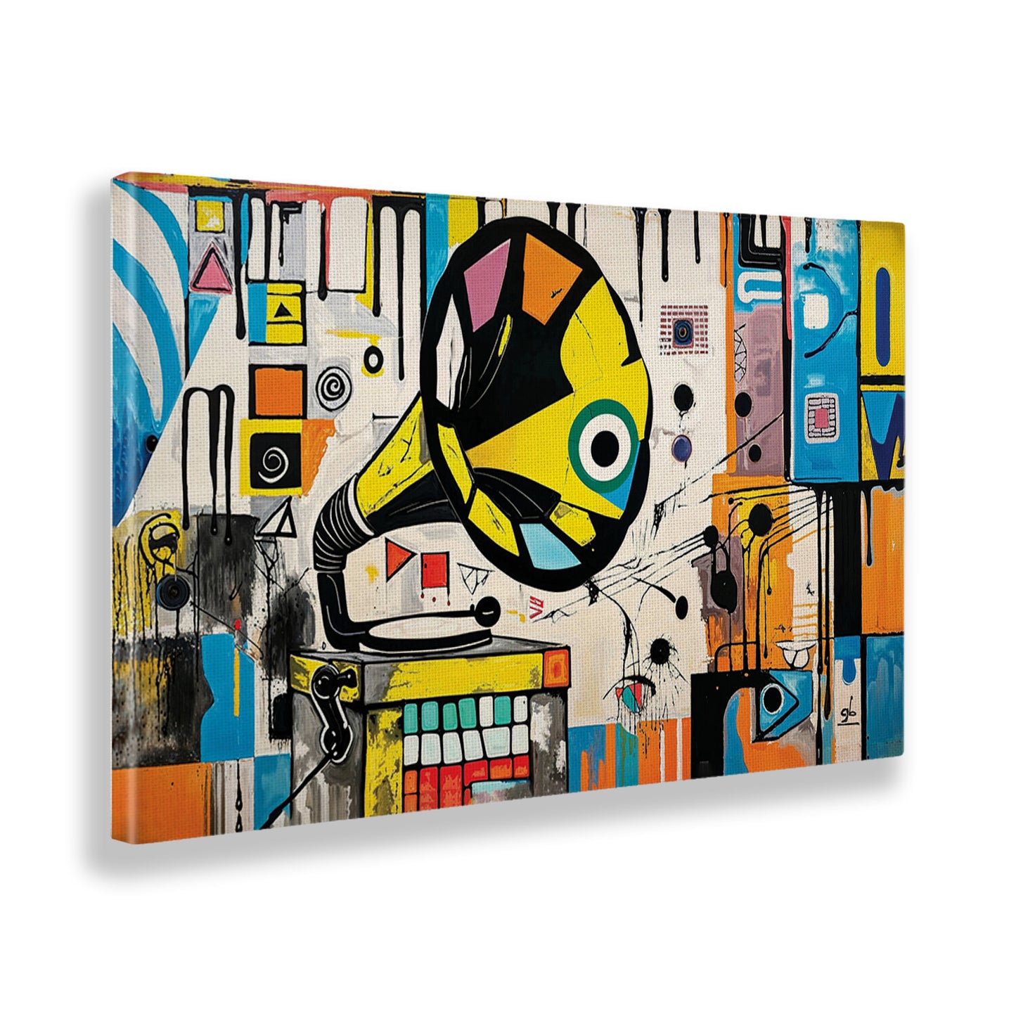 Quadro tela canvas - 72 - Grammofono 01