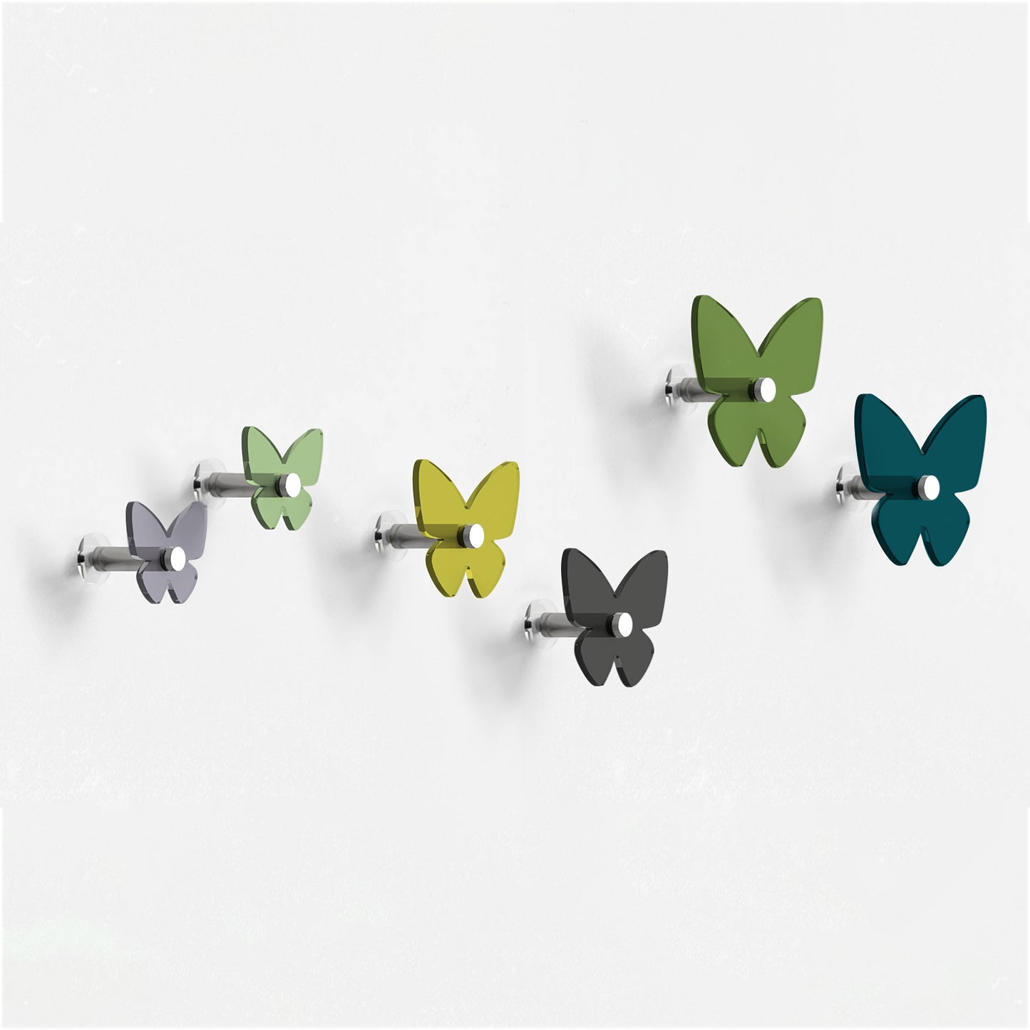 Appendiabiti da parete - Butterfly collection