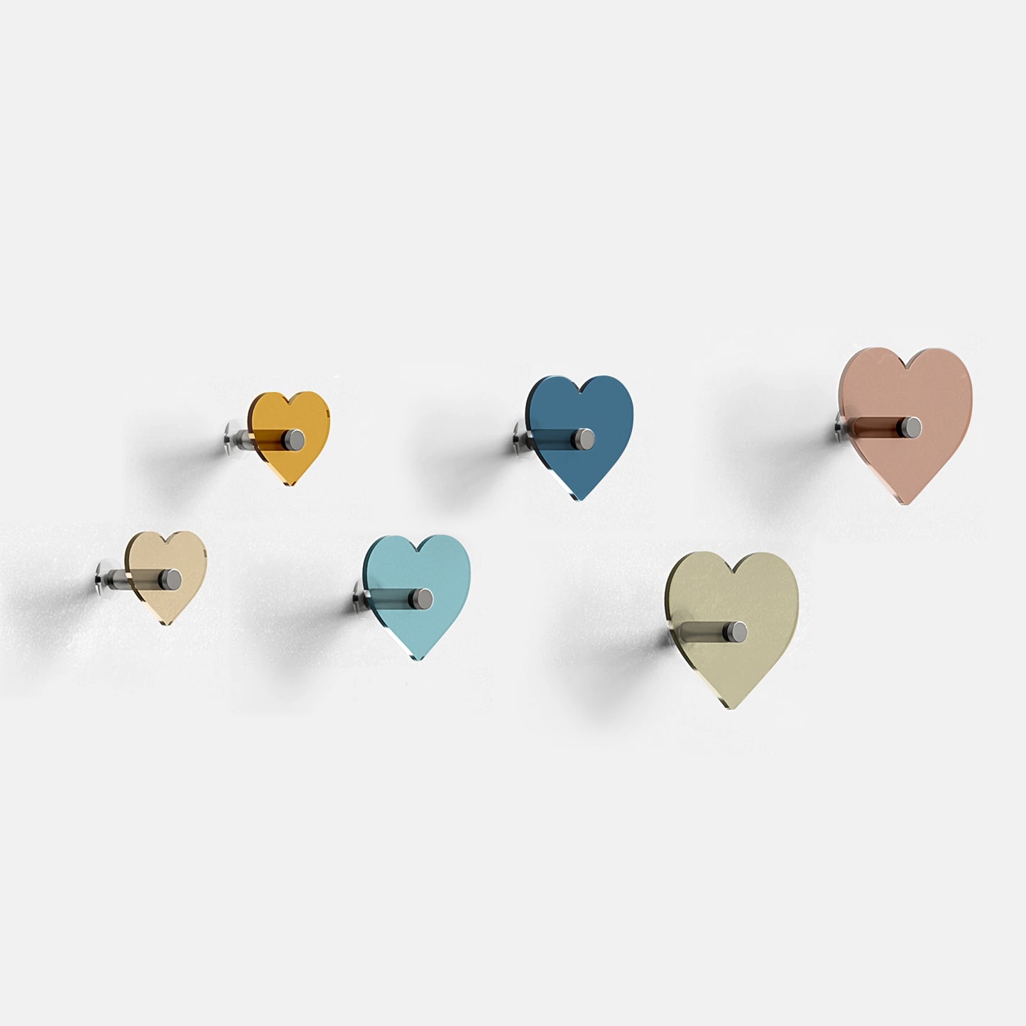 Appendiabiti da parete - Heart collection