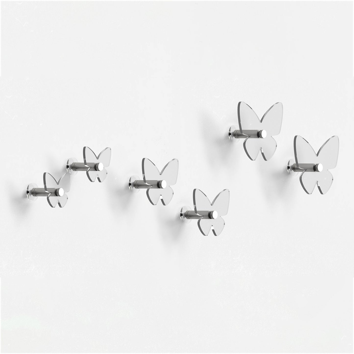 Appendiabiti da parete - Butterfly collection
