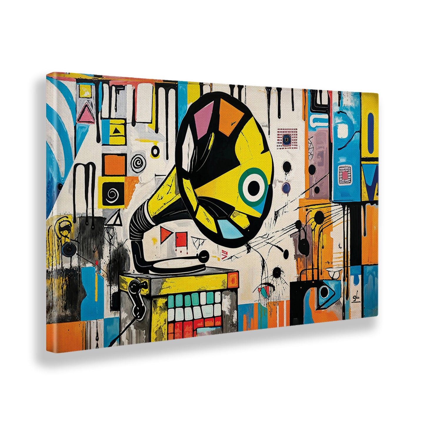 Quadro tela canvas - 72 - Grammofono 01