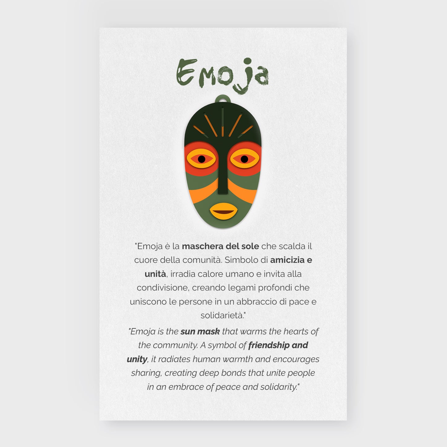 Maschere tribali - 05 - Emoja