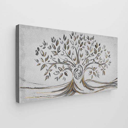 Quadro tela canvas e vetro acrilico