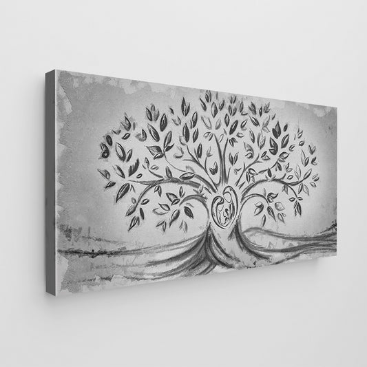 Quadro tela canvas e vetro acrilico