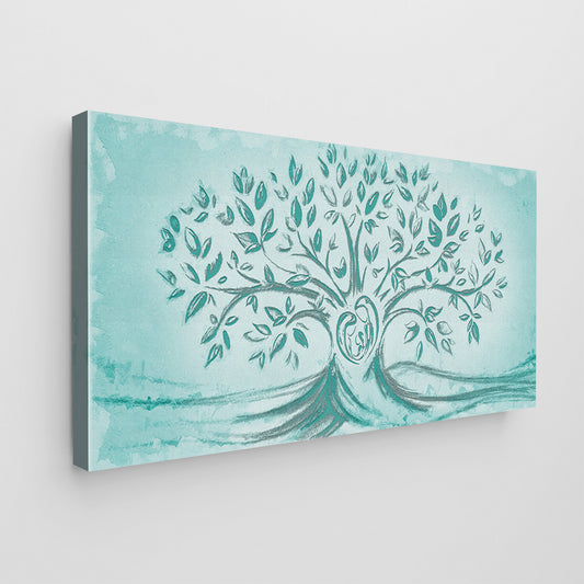 Quadro tela canvas e vetro acrilico