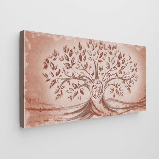 Quadro tela canvas e vetro acrilico