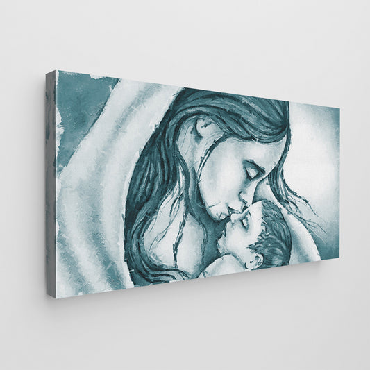 Quadro tela canvas e vetro acrilico