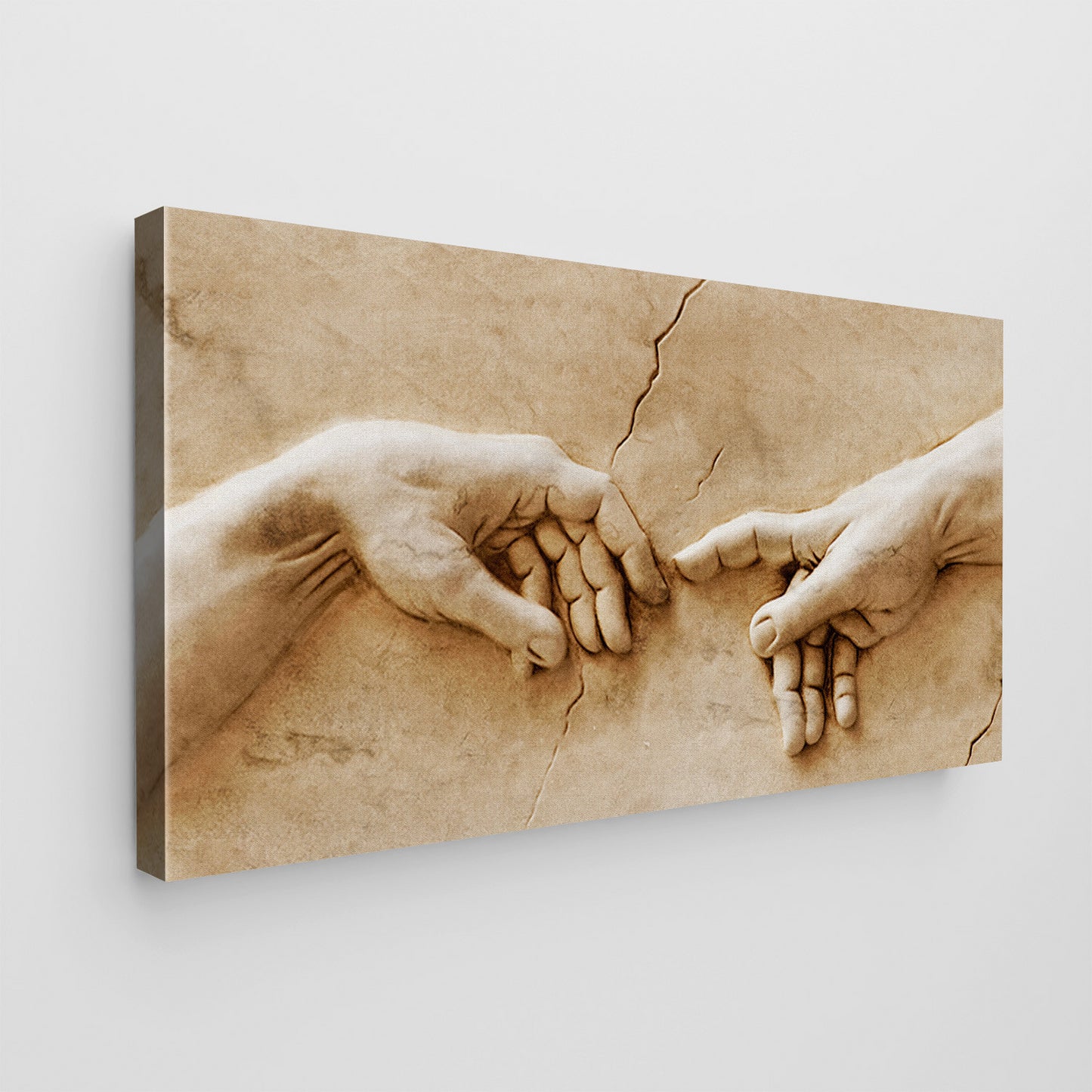 Quadro tela canvas e vetro acrilico