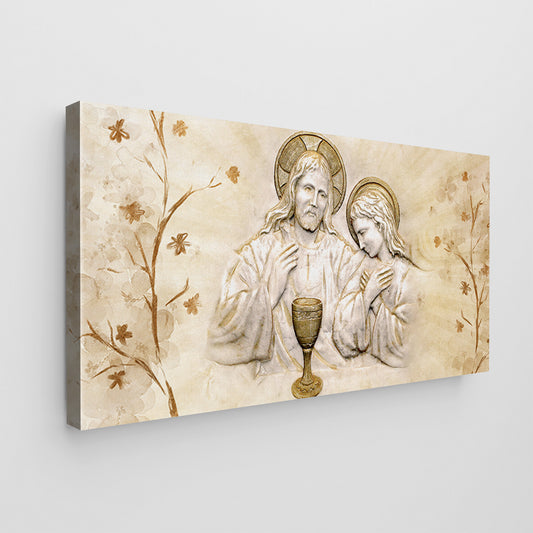 Quadro tela canvas e vetro acrilico