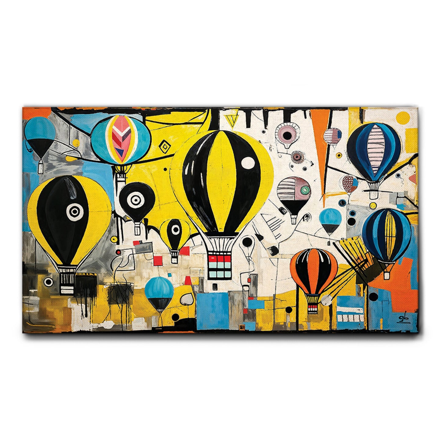 Quadro tela canvas - 74 - Mongolfiere 01