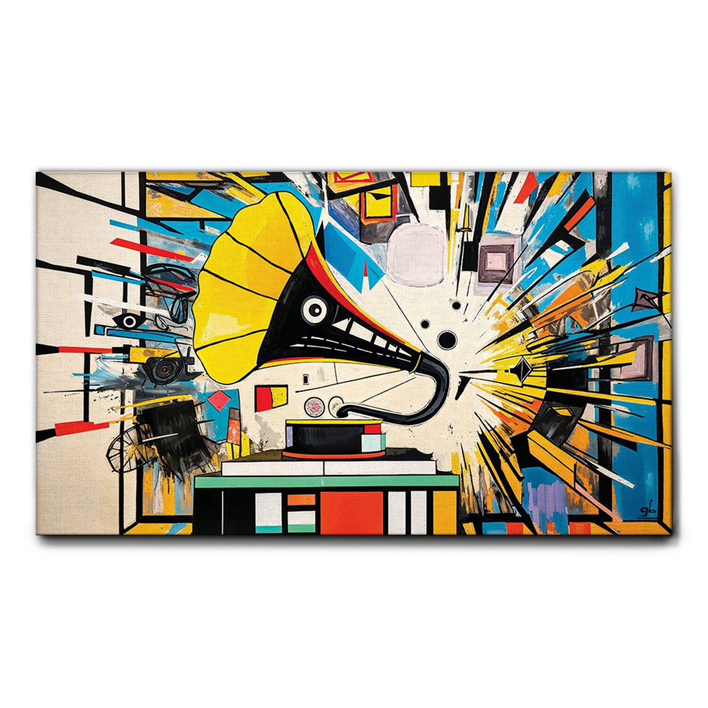 Quadro tela canvas - 73 - Grammofono 02