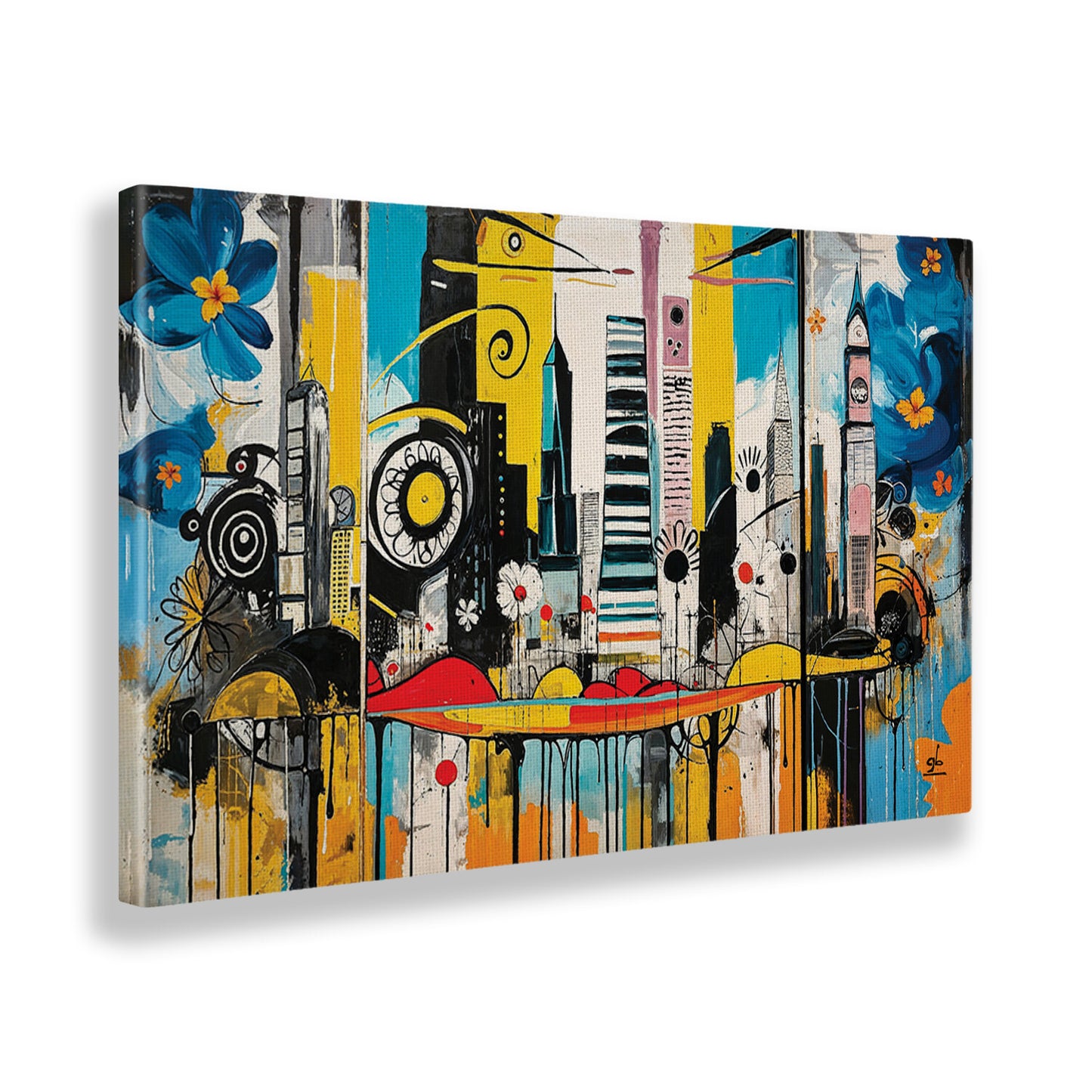 Quadro tela canvas - 77 - Skyline city 02