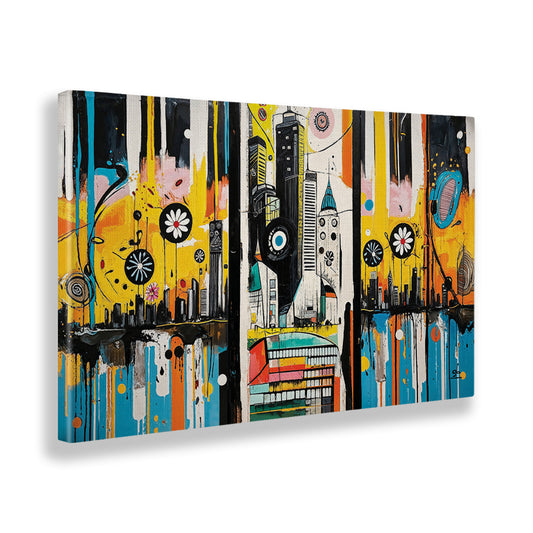 Quadro tela canvas - 78 - Skyline city 03