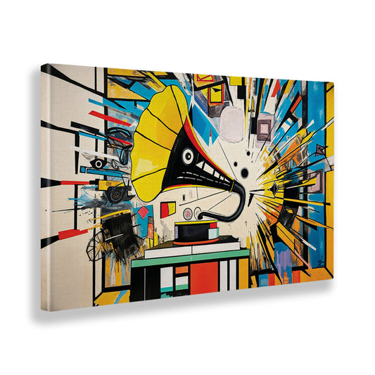 Quadro tela canvas - 73 - Grammofono 02