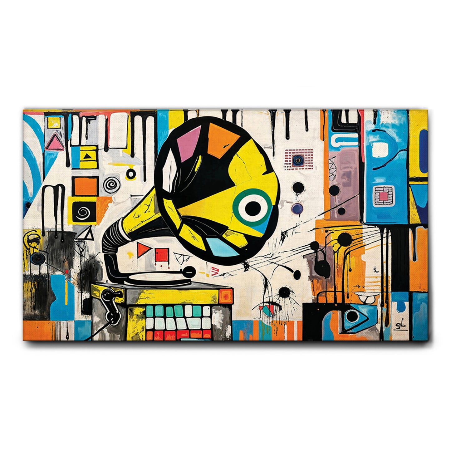 Quadro tela canvas - 72 - Grammofono 01