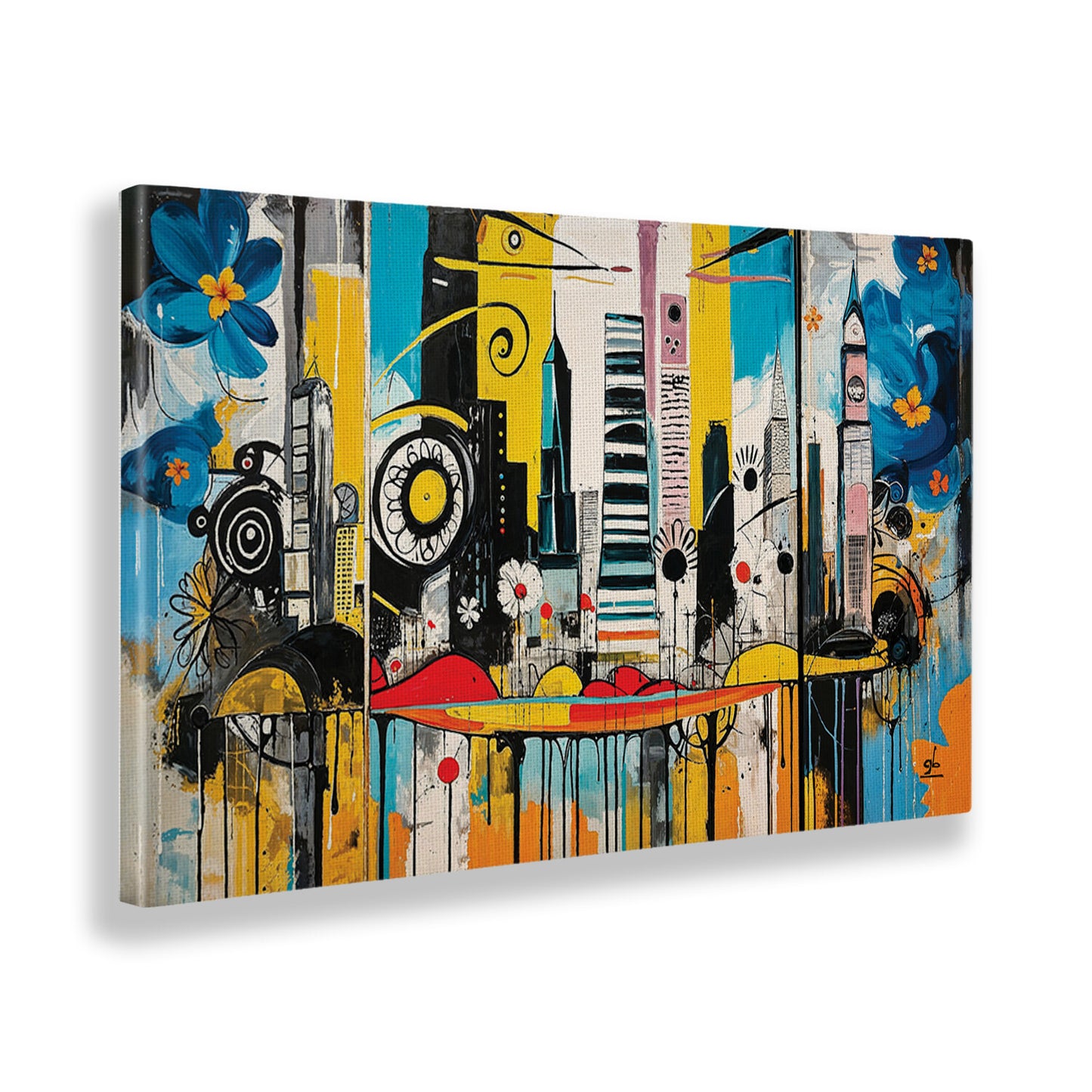 Quadro tela canvas - 77 - Skyline city 02