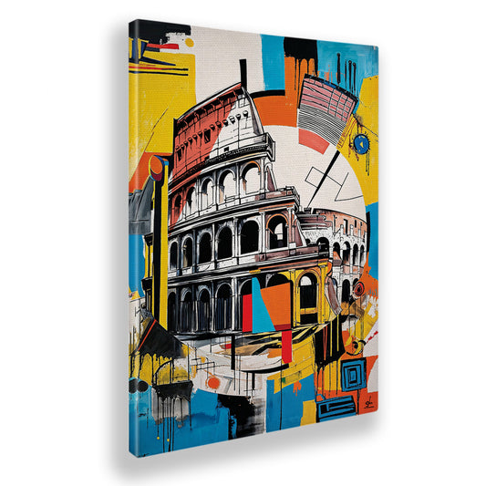 Quadro tela canvas - 88 - Roma colosseo