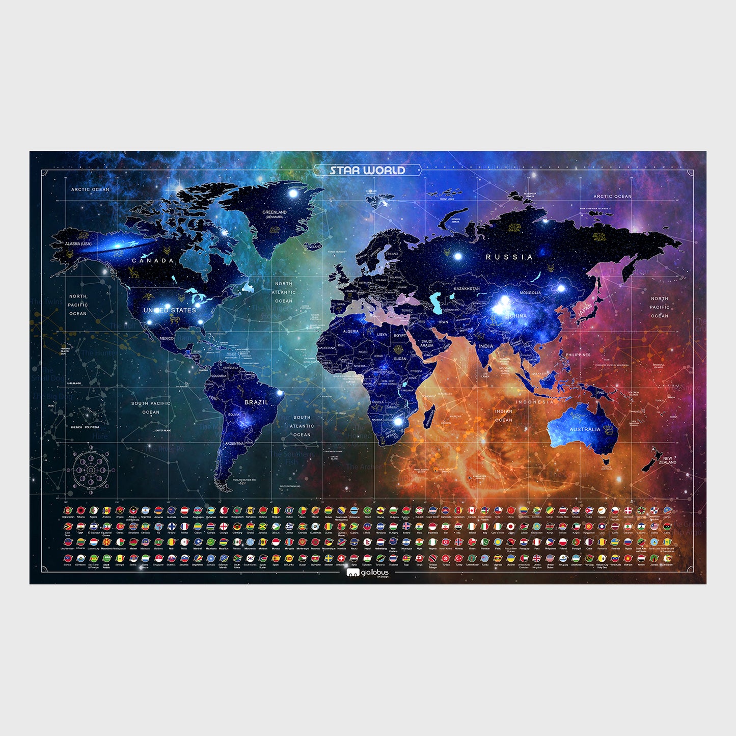 Mappe del mondo da grattare