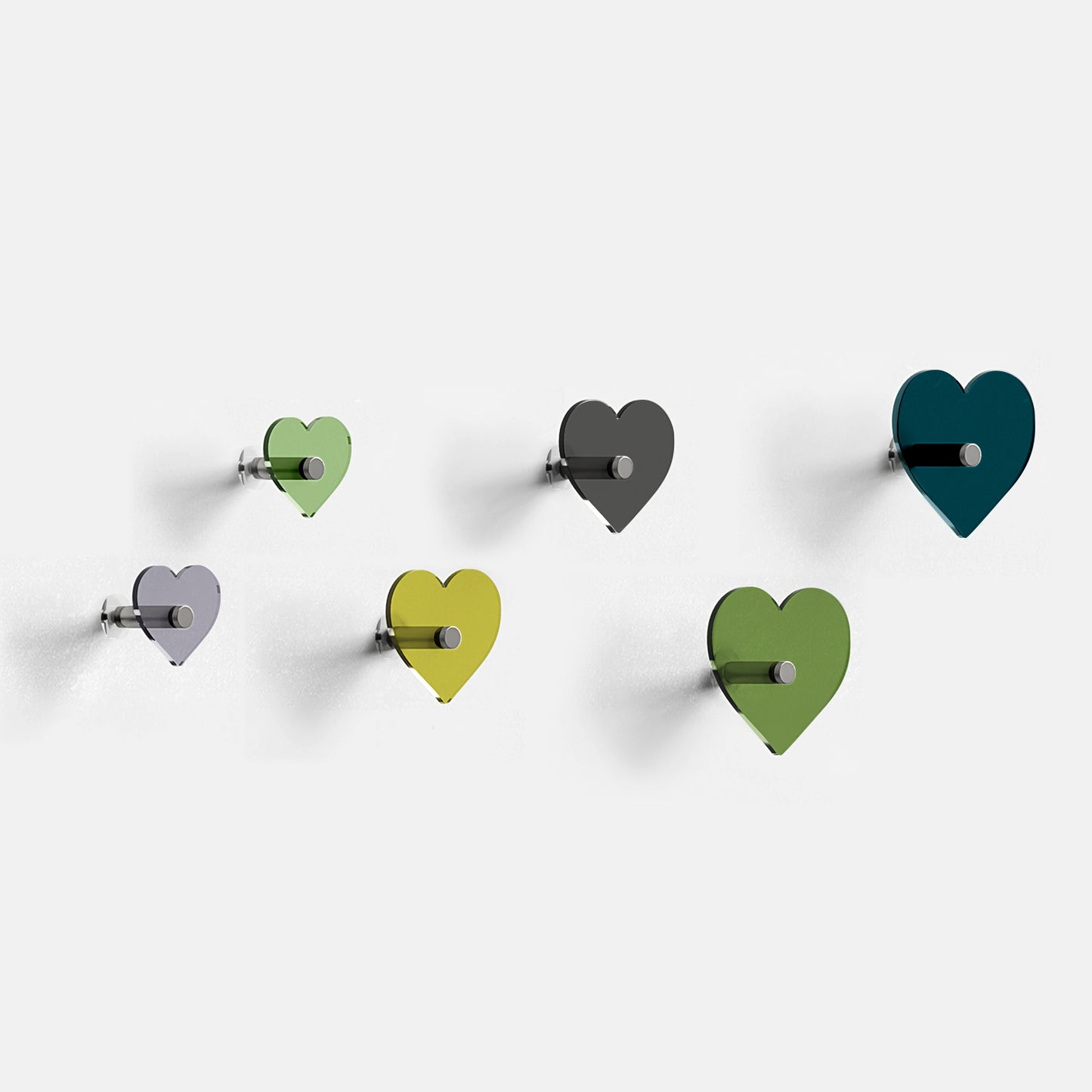Appendiabiti da parete - Heart collection