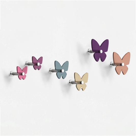 Appendiabiti da parete - Butterfly collection