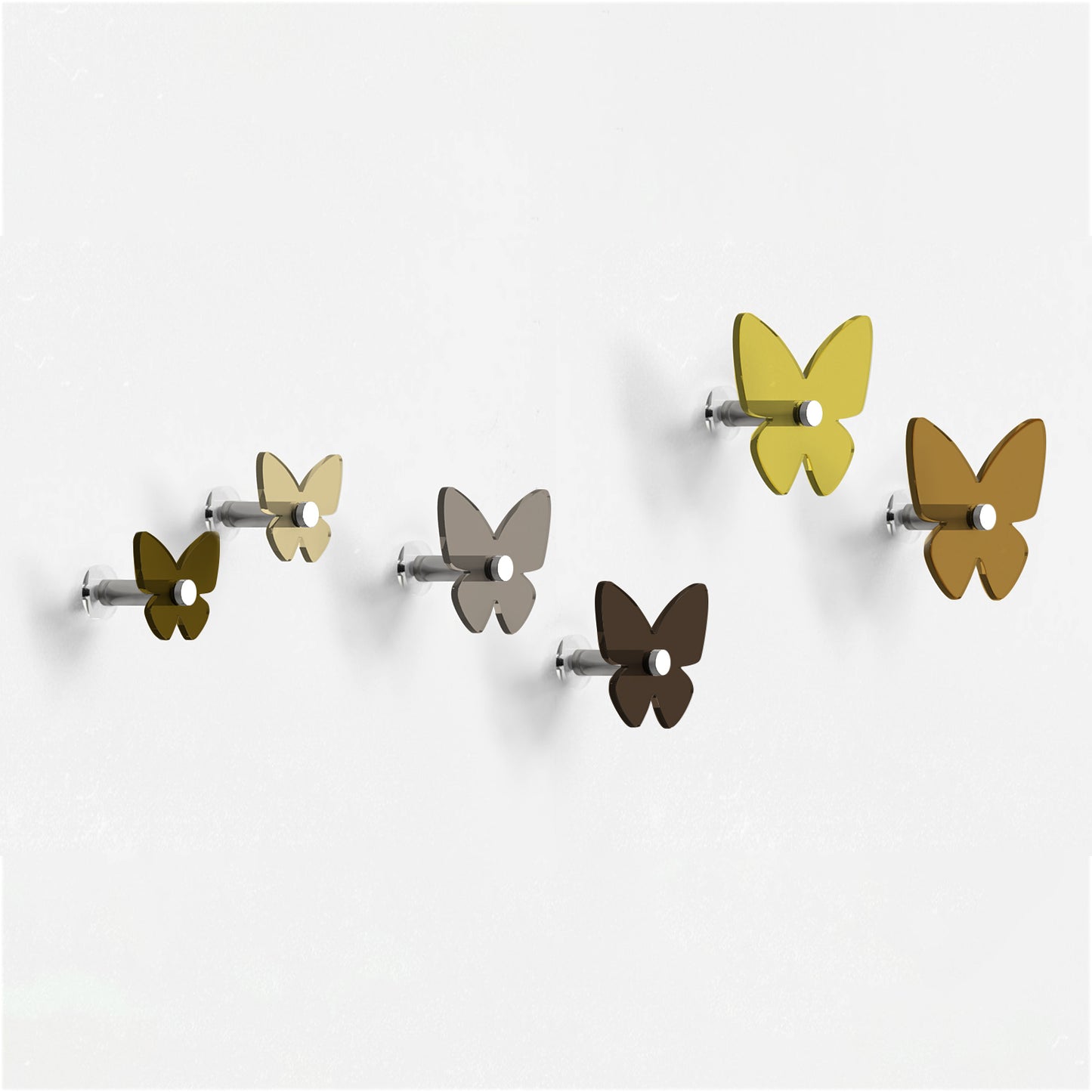 Appendiabiti da parete - Butterfly collection