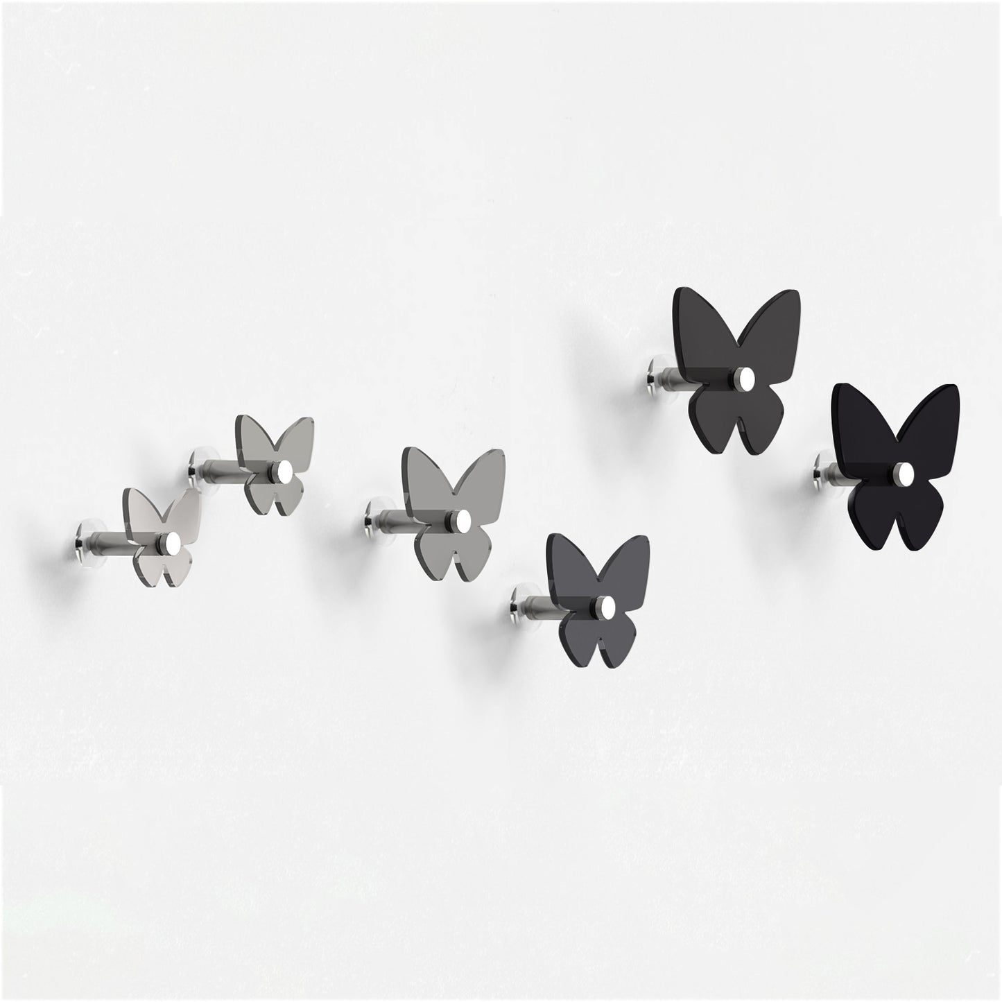 Appendiabiti da parete - Butterfly collection