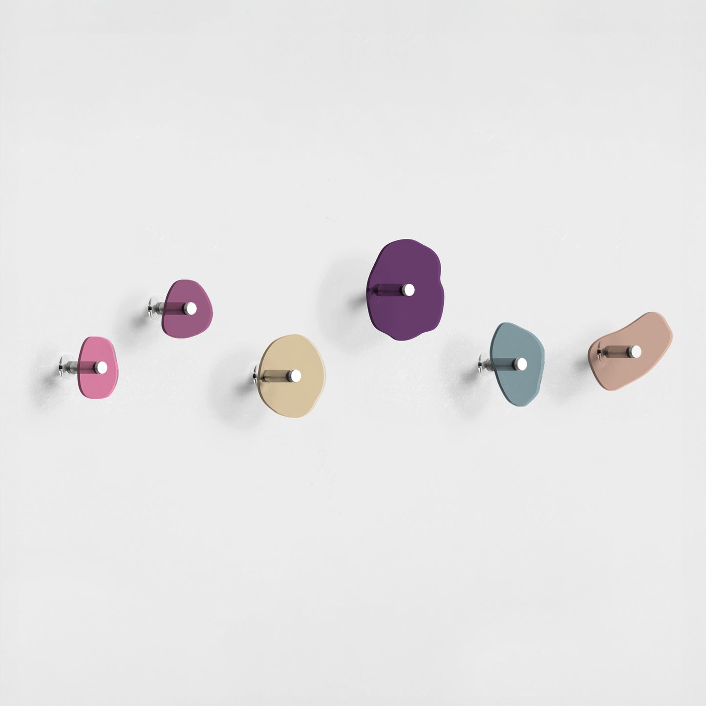 Appendiabiti da parete - Pebbles collection