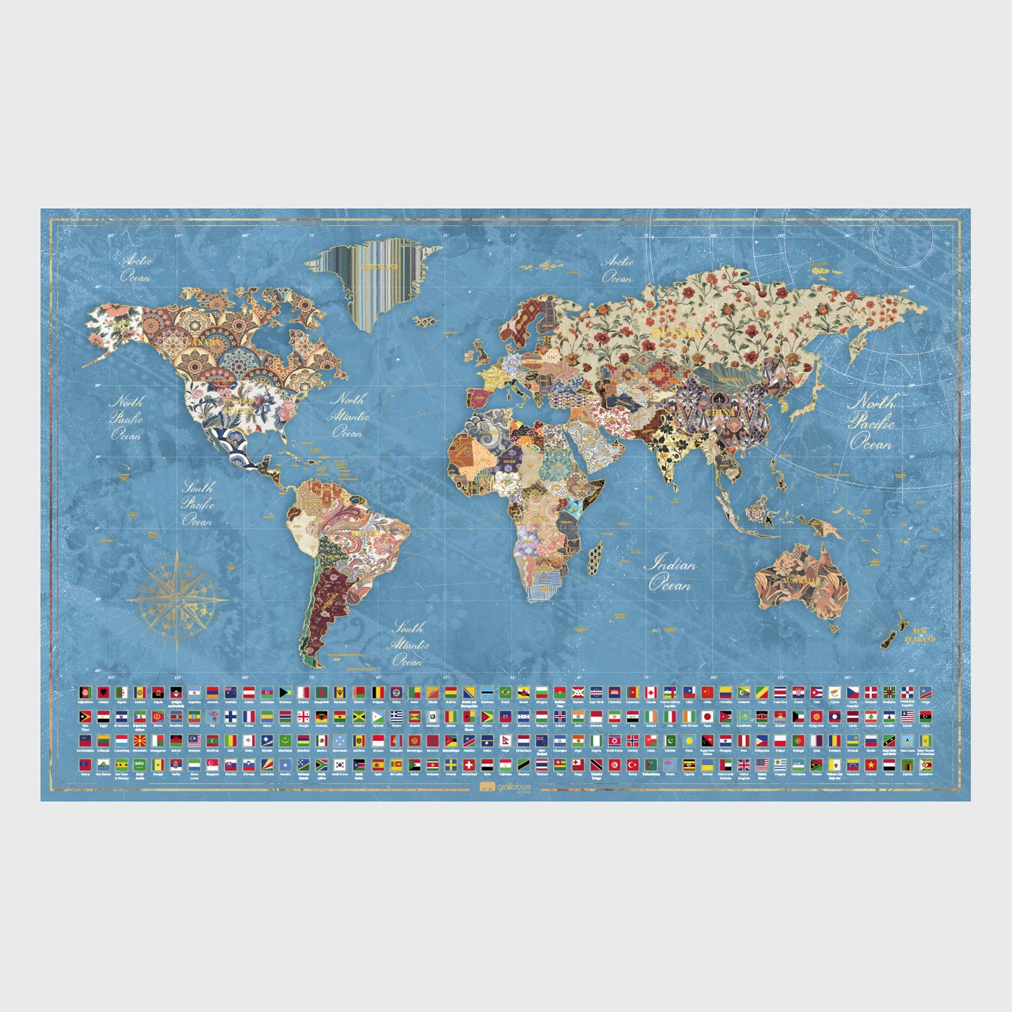 Mappe del mondo da grattare