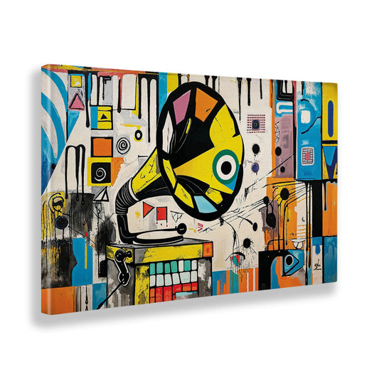 Quadro tela canvas - 72 - Grammofono 01