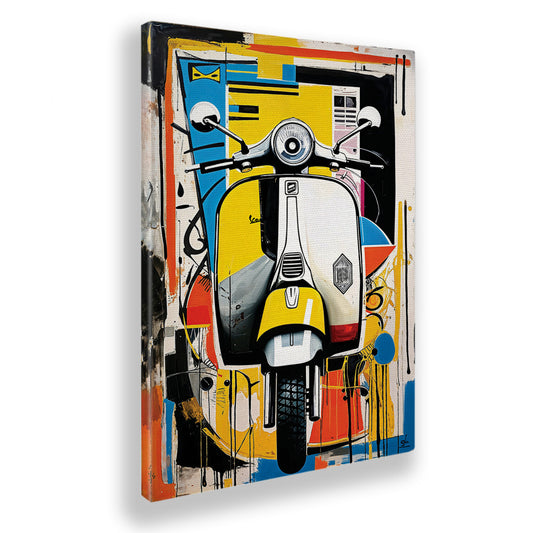 Quadro tela canvas - 92 - Motociclo Vespa