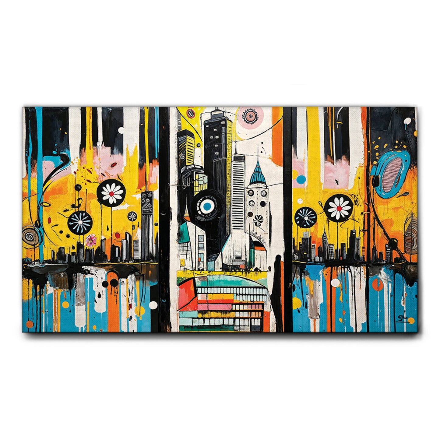 Quadro tela canvas - 78 - Skyline city 03
