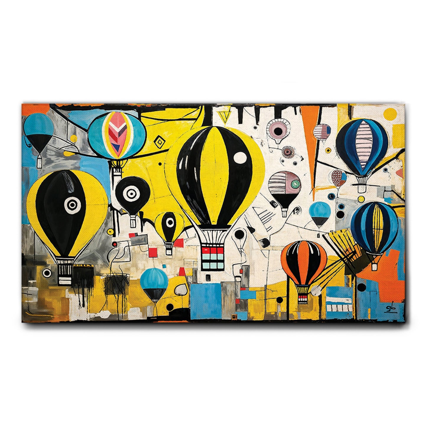 Quadro tela canvas - 74 - Mongolfiere 01