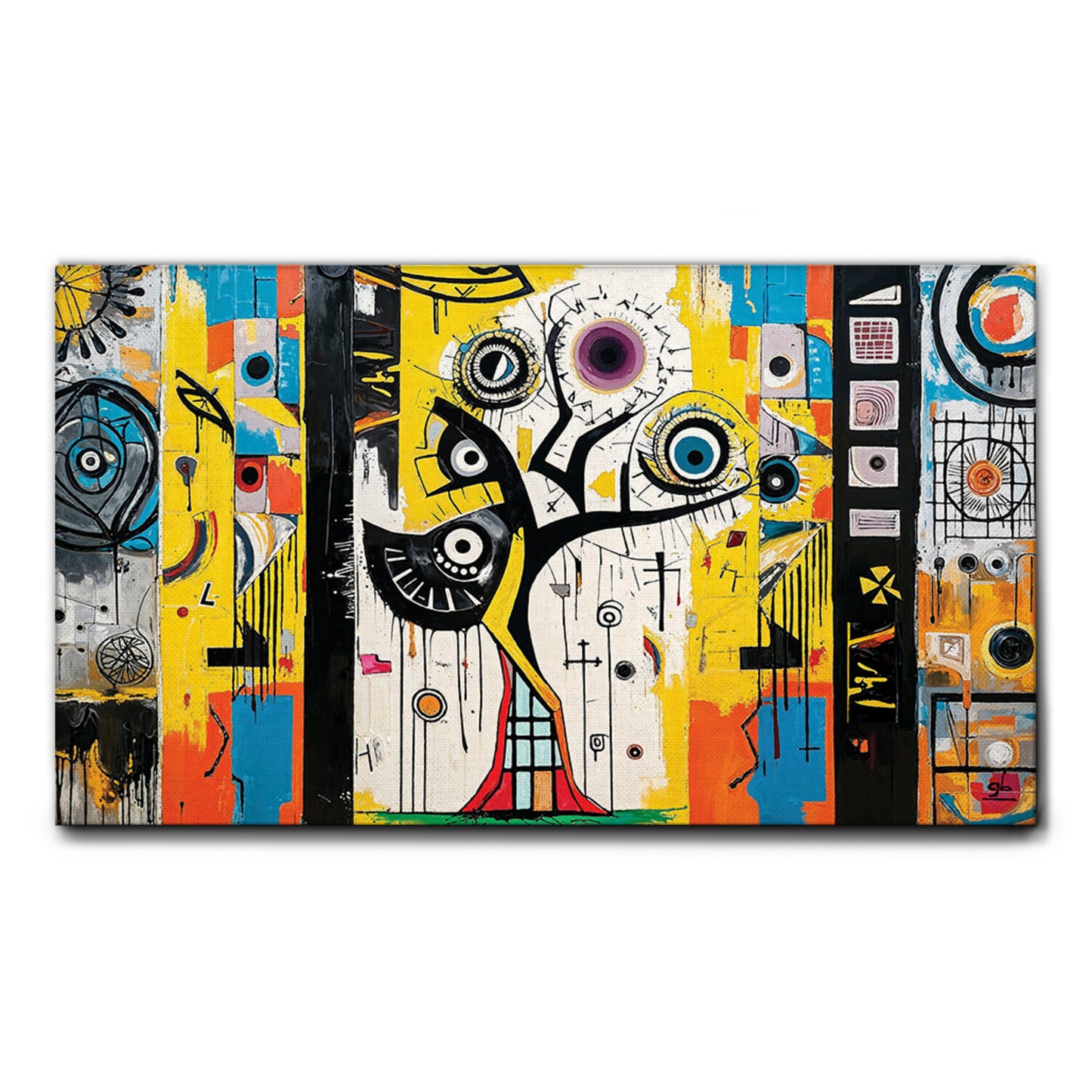 Quadro tela canvas - 79 - Albero di città